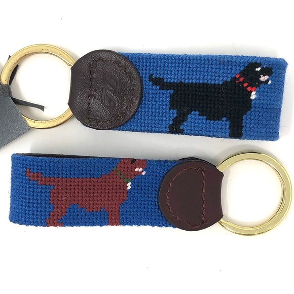 Labrador Retriever Needlepoint Key Fob - Picture 5 of 7